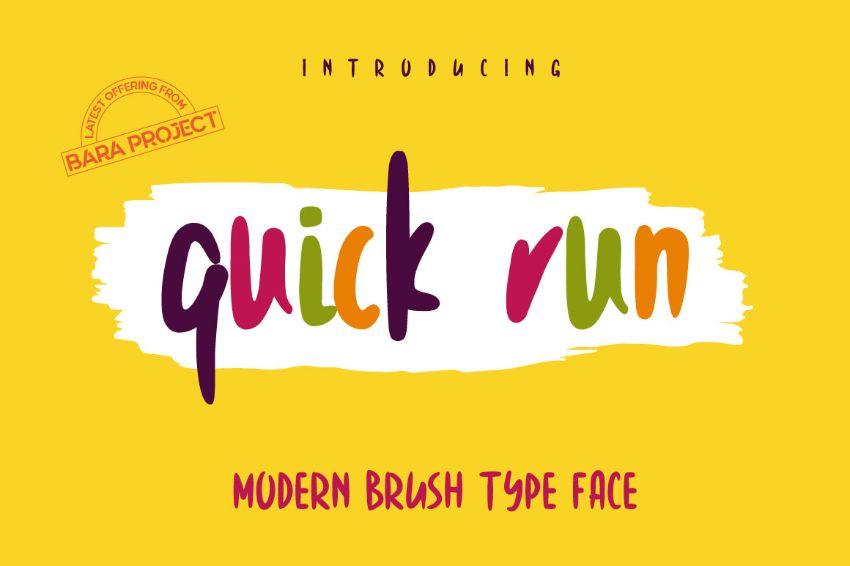 quick run font